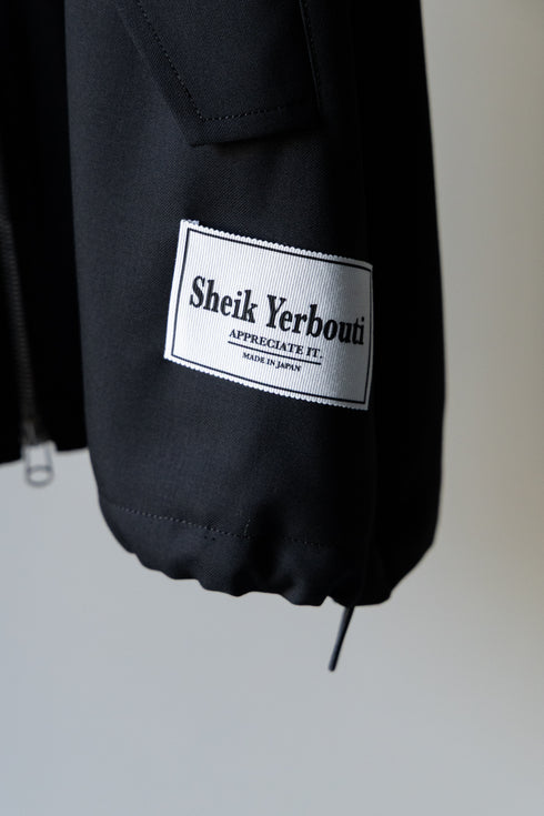 【SHEIK YERBOUTI】"ウールデタッチャブルボンバージャケット"